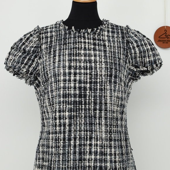 KATE SPADE Flutter Sleeve Tweed‎ Dress - Picture 5 of 10